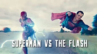 JUSTICE LEAGUE - Superman Vs. Flash Race Clip (HD) 2017