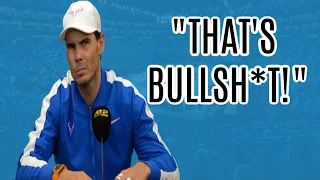 Rafael Nadal Curses at Reporter for Questioning Marriage