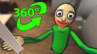 VR 360 Baldi's Basics enters your apartment in real life! | 360 vr experience