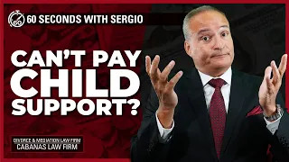 Can't Pay Child Support?