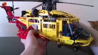 LEGO Technic 9396, Helicopter Review (3/4 - Main Model)