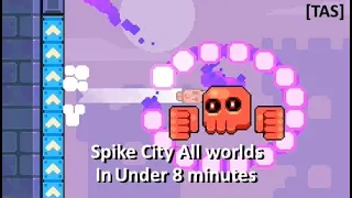 [TAS] Spike City All worlds in: 7:36.69 (Segmented - tool assisted)