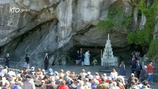 Chapelet du 21 avril 2024 à Lourdes