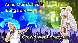 I went to Anne Marie's live concert | vh1supersonic in Bangalore 😱🔥| vlog - 5