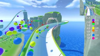 Don't fall and Run - 3D Marble Race in Unity