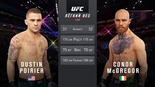 ДАСТИН ПОРЬЕ VS КОНОР МАКГРЕГОР UFC 4 CPU VS CPU