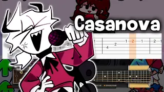 Friday Night Funkin  (Mid Fight Masses) - Casanova - Guitar tutorial (TAB)