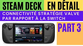 Steam Deck en détail, connectivité, Wifi, poids, stratégie Valve, par rapport à la Switch. PARTIE 3