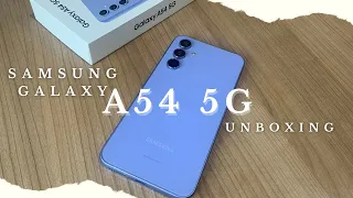 Samsung Galaxy A54 Unboxing// Awesome Violet แกะกล่องซัมซุง