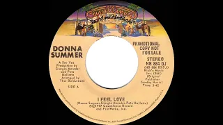 1977 Donna Summer - I Feel Love (stereo radio promo 45--short version)