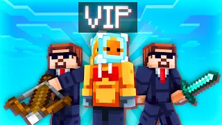 I Hired BODYGUARDS to PROTECT Me in Hive Skywars