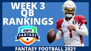 2021 Fantasy Football Rankings - Week 3 Quarterback Rankings (Top 24)