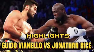 GUIDO VIANELLO VS JONATHAN RICE HIGHLIGHTS