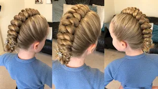 Infinity Braid Step by Step Hair Tutorial by Two Little Girls Hairstyles