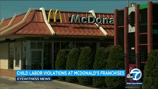 10-year-old children found working at Louisville McDonald's until 2 a.m., Labor Department says