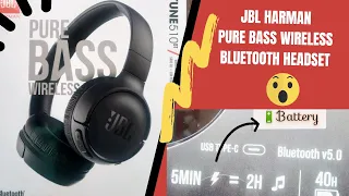 JBL TUNE510bt Bluetooth headset review|power battery backup| hands free calls