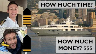 HOW TO BE A YACHT CAPTAIN! How Much Time and Money Will It Take to Go from Deckhand to Captain?