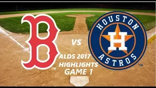 Boston Red Sox vs Houston Astros Game 1 ALDS Highlights 10/5/2017 | Simulated Game