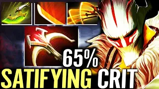 🔥 DAEDALUS Juggernaut WTF 65% CRIT CHANCE — 100% Satifying Blade 5.5sec Omnislash Dota 2 Pro