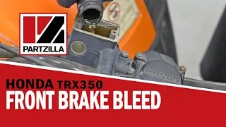 How to Bleed the Brakes on an ATV | Honda Rancher 350 | Partzilla.com