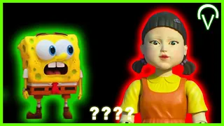 10 SpongeBob Patrick 3D PART 2🔊 "Let's Get Out Of Here!" 🔊 Sound Variations in 67 Seconds