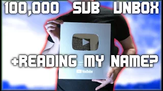 100,000 SUBSCRIBER Silver Play Button Unboxing & How Many Ways Is Caedo Misspelled?!