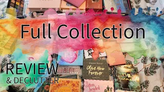 Full Eyeshadow Collection Review & Declutter! 60+ Eyeshadow Palettes!