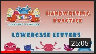 Endless Learning Academy - Handwriting Practice #2 - Lowercase Letters | Originator Games