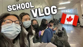 day in my life at a Canadian high school *realistic*