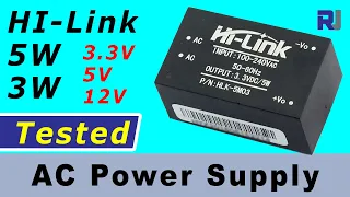 Review of Hi-Link AC Arduino Power Supply DC 3.3V 5V, 12V 5W converter