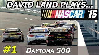 David Land Plays: NASCAR '15 (R01S01- Daytona 500) -- HD PS3 Gameplay