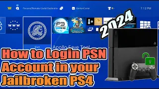 How to Log in your PSN account in your Jailbroken PS4