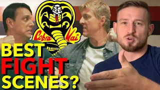 Karate Teacher Reacts to Cobra Kai Fight Scenes! Sensei Seth