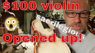I open up the 100 dollar violin