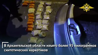 В Архангельской области изъяли из незаконного оборота свыше 95 килограммов синтетических наркотиков