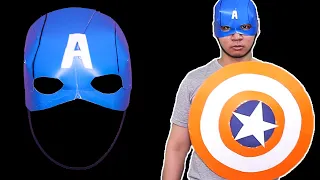 How to make Captain America MASK Helmet