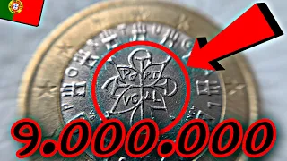 1 euro coin 2014 Portugal RARE 9.000.000