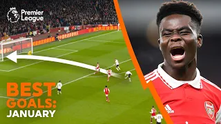 Rashford & Saka WONDERSTRIKES! | Best Premier League goals | January