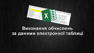 Виконання обчислень за даними електронної таблиці. Практична робота