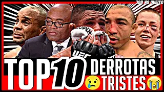 AS DERROTAS MAIS TRISTES DO MMA - Top 10