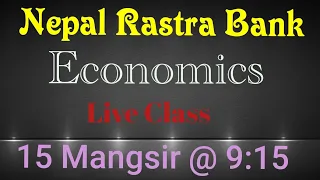 Nepal Rastra Bank PreTest & Second Paper (Macro Economics)