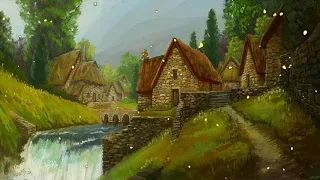 Medieval Fantasy Music – Medieval Village -  Magical Harp and Lute (1 hour)