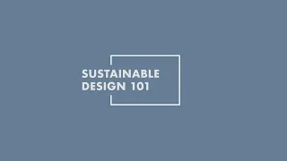 Sustainable Design 101: What is low energy design?