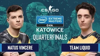 CS:GO - Natus Vincere vs. Team Liquid [Dust2] Map 1 - Quarterfinals - IEM Katowice 2020