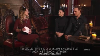 Q&A with Sam Heughan & Caitriona Balfe | Outlander | STARZ