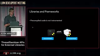 2017 LLVM Developers’ Meeting: K. Mracek “ThreadSanitizer APIs for external libraries ”