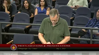 Full Albuquerque City Council Meeting - May 01, 2023