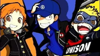 Persona Q2 New Cinema Labyrinth Yosuke, Junpei & Ryuji Unison Attack