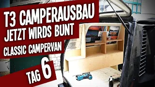 T3 Camperausbau DIY Tag 6 - falsche Kosmetik und echte Zerstörung