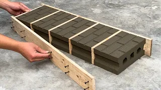 I Cast Brick With Topology Using Cement Pallets Create Beautiful Patterns